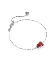 Tatum January Silver Delicate Chain Bracelet
