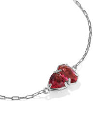 Tatum January Silver Delicate Chain Bracelet