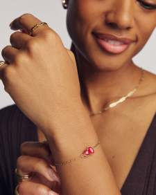 Tatum July Gold Delicate Chain Bracelet