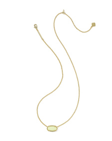 Elisa Gold Boo Short Pendant Necklace
