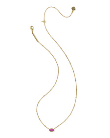 Mini Elisa Vintage Gold Satellite Short Pendant Necklace