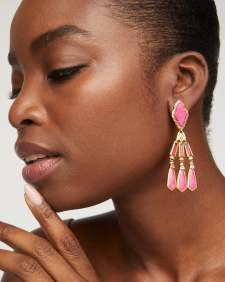 Adeline Vintage Gold Statement Earrings