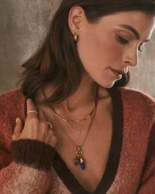 Catherine Vintage Gold Convertible Huggie Earrings