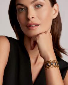 Catherine Vintage Gold Statement Bracelet