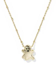 Ghost Gold Short Pendant Necklace