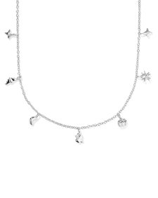 Halloween Silver Strand Necklace