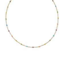 Alice Color Beaded 14k Gold-Filled Chain Necklace