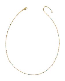 Alice Color Beaded 14k Gold-Filled Chain Necklace