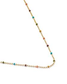 Alice Color Beaded 14k Gold-Filled Chain Necklace