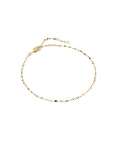 Mirror Sunburst 14k Gold-Filled Chain Anklet