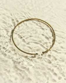 Victoria Large Twist 14k Gold-Filled Collar Necklace