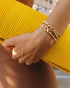 Alice Color Beaded 14k Gold-Filled Chain Bracelet
