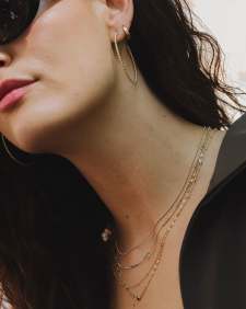 Evelyn 14k Gold-Filled Single Satellite Chain Necklace