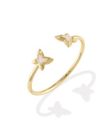 Dolly Parton x Kendra Scott Butterfly Gold Cuff Bracelet