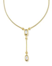 Dolly Parton x Kendra Scott Elliot Gold Lariat Necklace