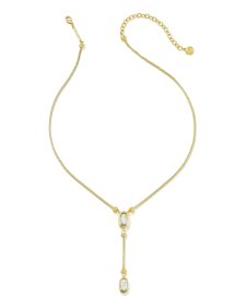 Dolly Parton x Kendra Scott Elliot Gold Lariat Necklace