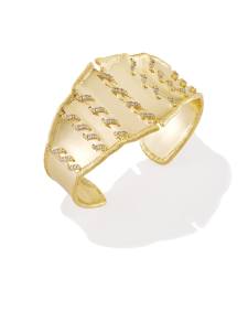 Dolly Parton x Kendra Scott Laced Gold Cuff Bracelet
