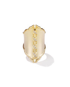 Dolly Parton x Kendra Scott Laced Gold Statement Ring