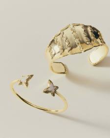 Dolly Parton x Kendra Scott Butterfly Gold Cuff Bracelet