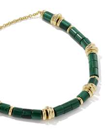 Bree Gold Beaded Delicate Chain Bracelet
