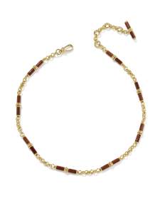 Bree Gold Beaded Link and Chain Necklace