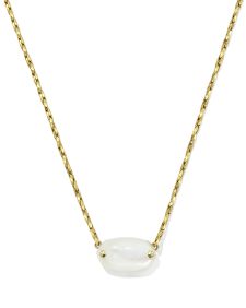 Elisa Riveted Gold Short Pendant Necklace