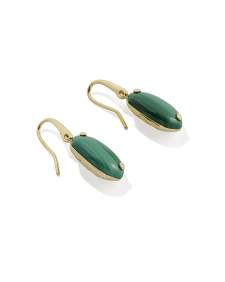 Lee Riveted Gold Drop Earrings