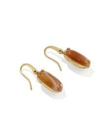 Lee Riveted Vintage Gold Drop Earrings