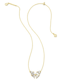 Blair Gold Butterfly Pendant Necklace in Ivory Mother-of-Pearl