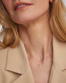 Maisie Sterling Silver Pendant Necklace in Peridot