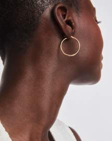 Giana 30mm Hoop Earrings in 14k Yellow Gold