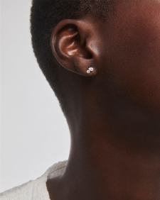 Lab Grown Diamond Toi et Moi Stud Earrings