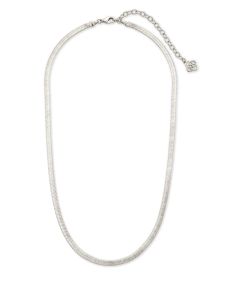 Kassie Chain Necklace in Silver