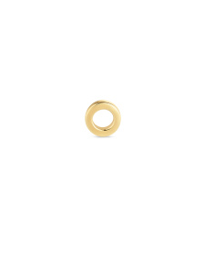 Letter O Single Stud Earring in 18k Gold Vermeil