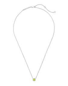 Davie Sterling Silver Pendant Necklace in Peridot