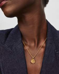 Ansel Rose Short Pendant Necklace