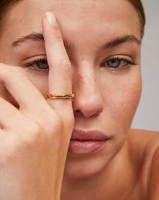 Andi Band Ring in Gold