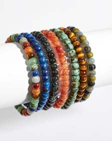 Cade Oxidized Sterling Silver Corded Bracelet in Multi Mix