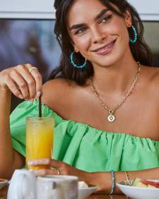 Brielle Convertible Medallion Chain Necklace