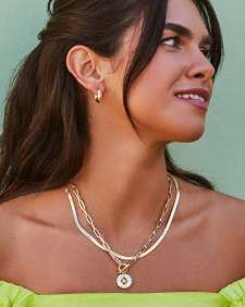 Brielle Convertible Medallion Chain Necklace