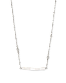 Eileen Silver Pendant Necklace in Freshwater Cultured Pearl