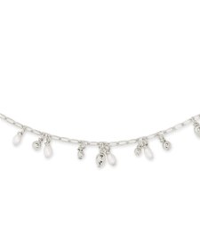 Mollie Silver Choker Necklace in Freshwater Cultured Pearl