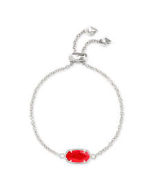 Elaina Adjustable Chain Bracelet in Silver