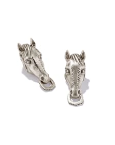Beau Statement Earring in Vintage Silver