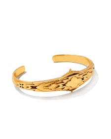 Shiva Cuff Bracelet in Vintage Gold