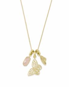 Metastatic Breast Cancer Charm Necklace Set