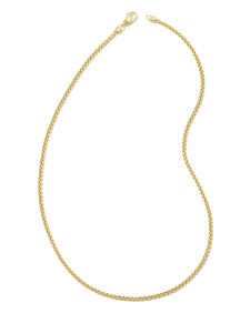 Beck Box Chain Gift Set of 2 in 18k Yellow Gold Vermeil