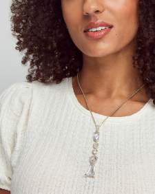 Gracelynn Y Necklace in Lustre Glass