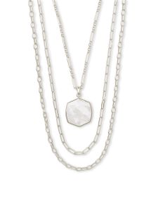 Davis Silver Multi Strand Necklace