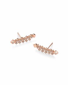 Indie Earrings in White Diamond